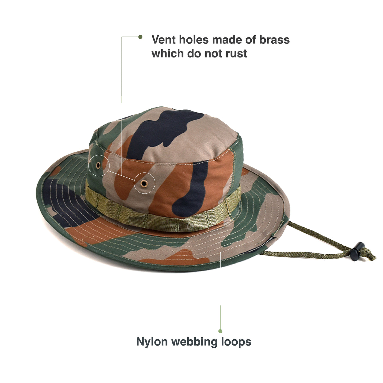 Military Boonie Hat - Indian Army Camo
