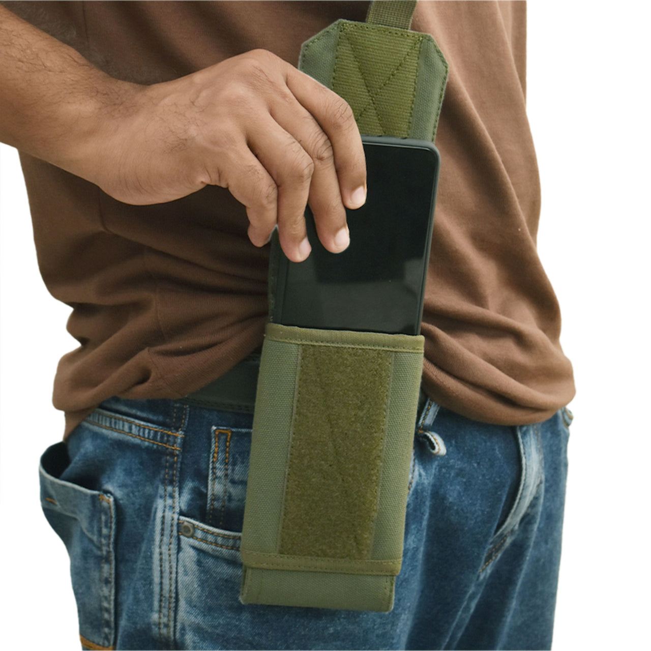 Tactical Smartphone Pouch - Olive Green