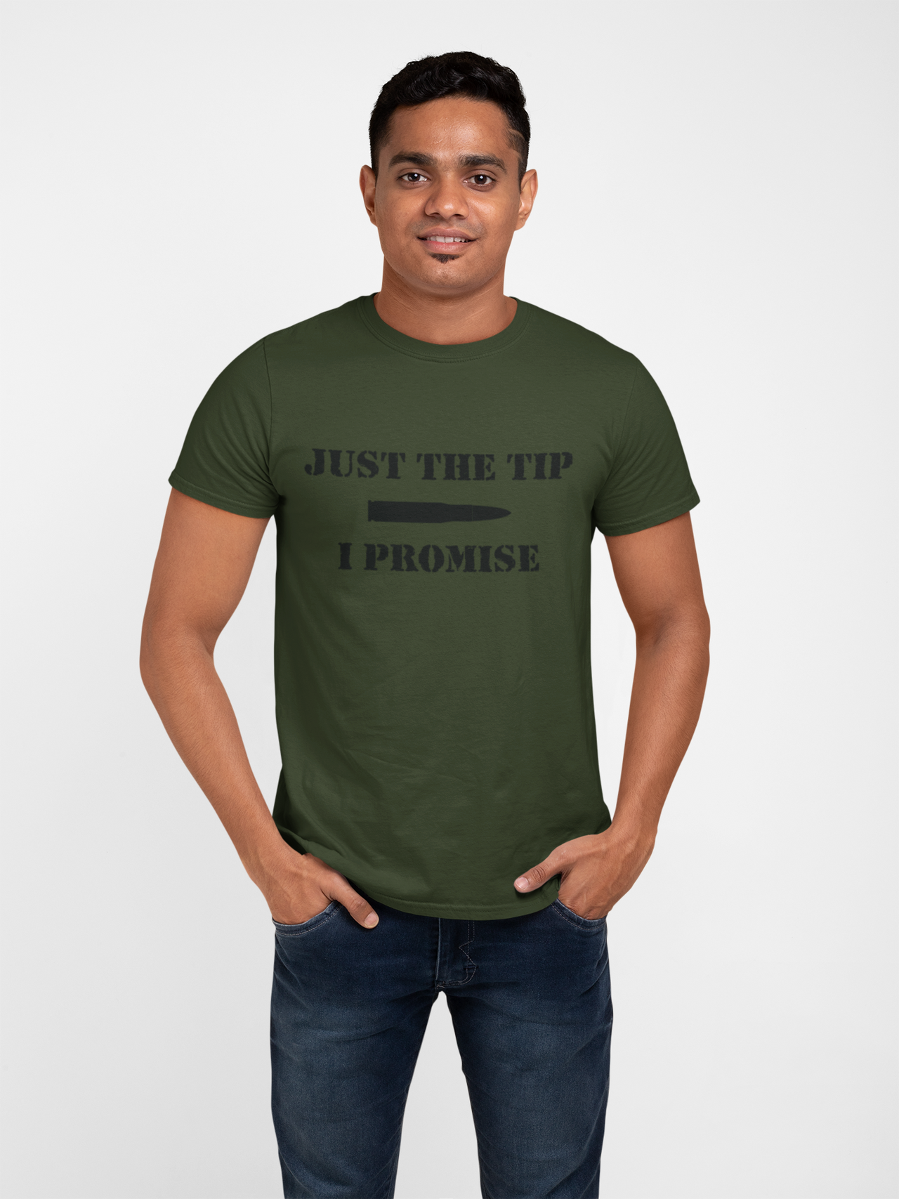 Army T-shirt - Just the Tip, I Promise (Men)