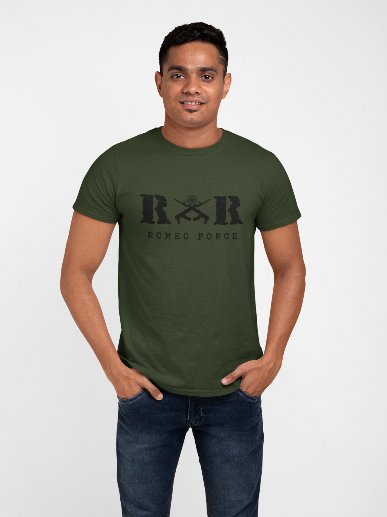 Rashtriya Rifles T-shirt - RR Romeo Force ( Men)