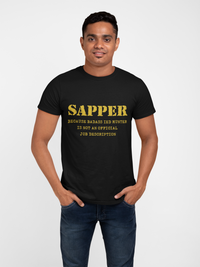 Thumbnail for Sapper T-shirt - Because Badass IED Hunter….. (Men)