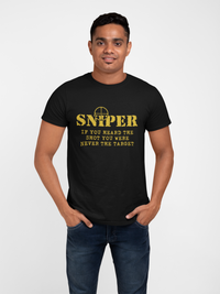 Thumbnail for Sniper T-shirt - Sniper, If You Heard The Shot..... (Men)
