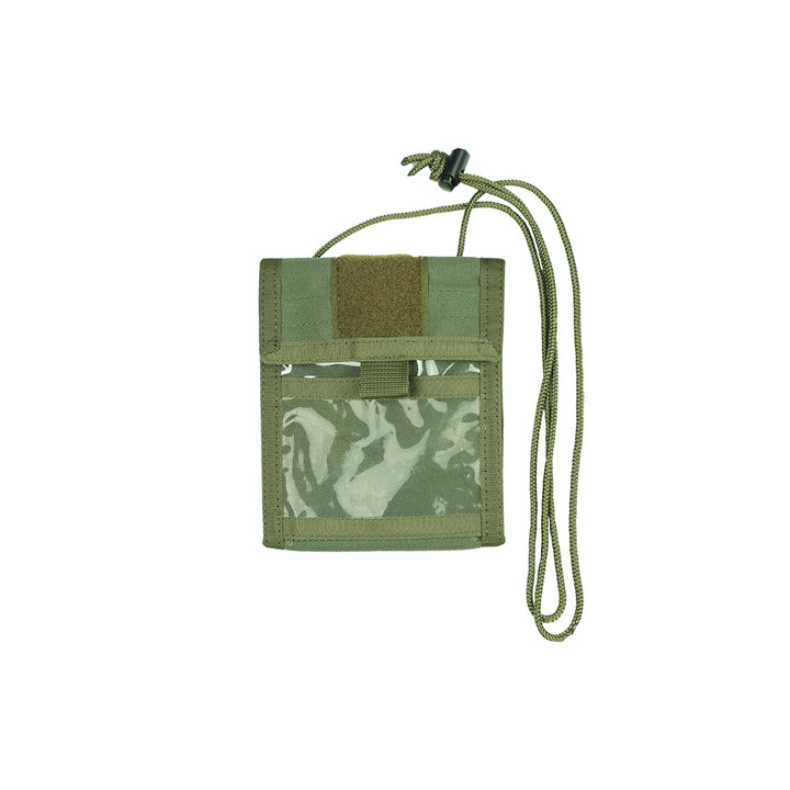 Tactical ID Holder Neck Wallet – Olive Planet