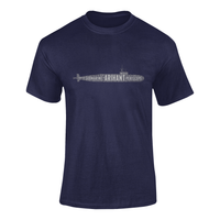 Thumbnail for Navy Word Cloud T-shirt - Arihant Submarine (Men)