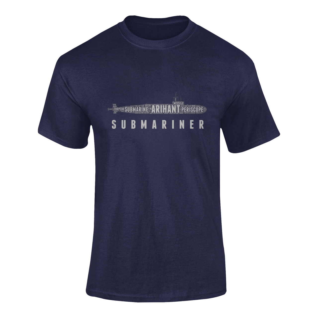 Navy Word Cloud T-shirt - Submariner (Men)
