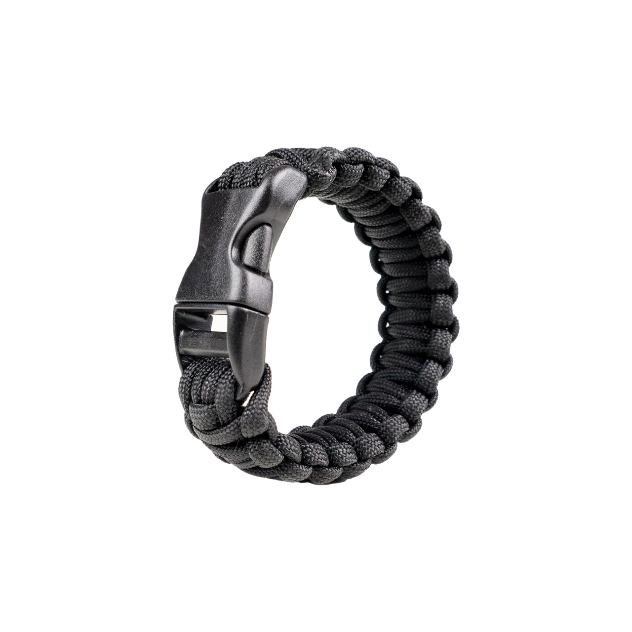 Knivesandtools survival bracelet cobra wave, length inner size 22 cm, black  | Advantageously shopping at Knivesandtools.ie