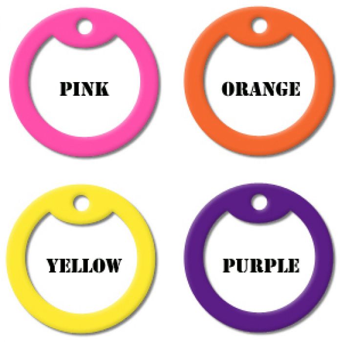 Set of 2 Personalised Dog Tags - Matte