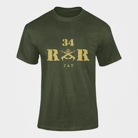 Thumbnail for Rashtriya Rifles T-shirt - 34 RR Jat (Men)