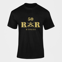 Thumbnail for Rashtriya Rifles T-shirt - 50 RR Kumaon (Men)