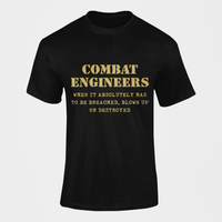 Thumbnail for Combat Engineer T-shirt - When it Absolutely….. (Men)