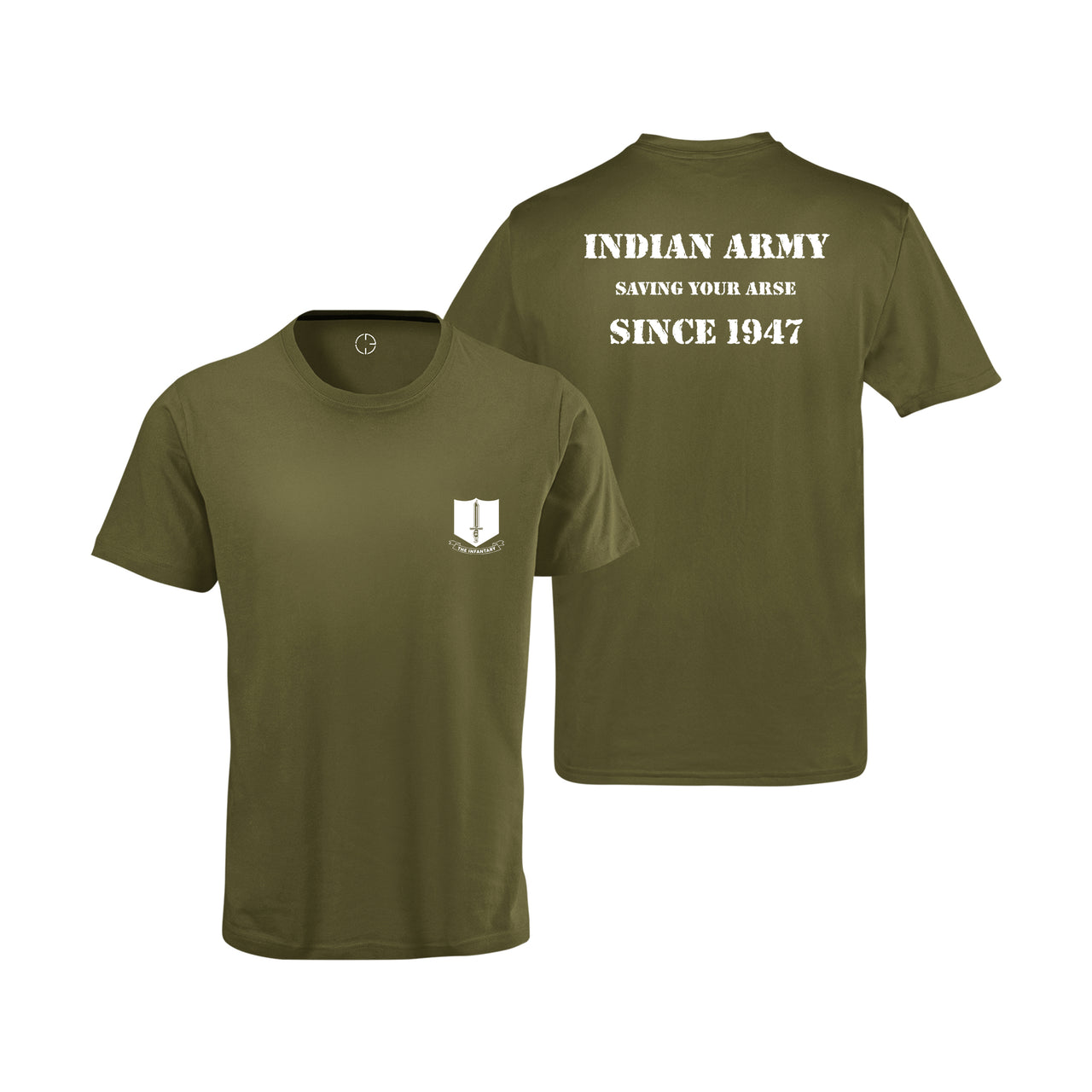 Infantry T-shirt - Indian Army Since 1947 (Men)