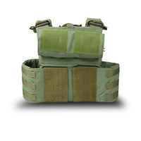 Thumbnail for Tactical Bullet Proof Plate Carrier Vest with 2 x NIJ Level III+ Standalone Plates - Olive Green
