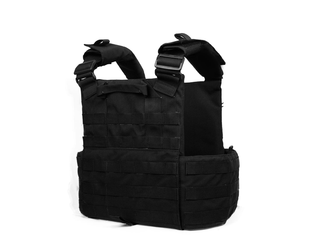 Tactical Bullet Proof Plate Carrier Vest (for Ordnance Issue Plates) - Black
