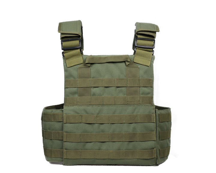Tactical Bullet Proof Plate Carrier Vest (for Ordnance Issue Plates) - Olive Green