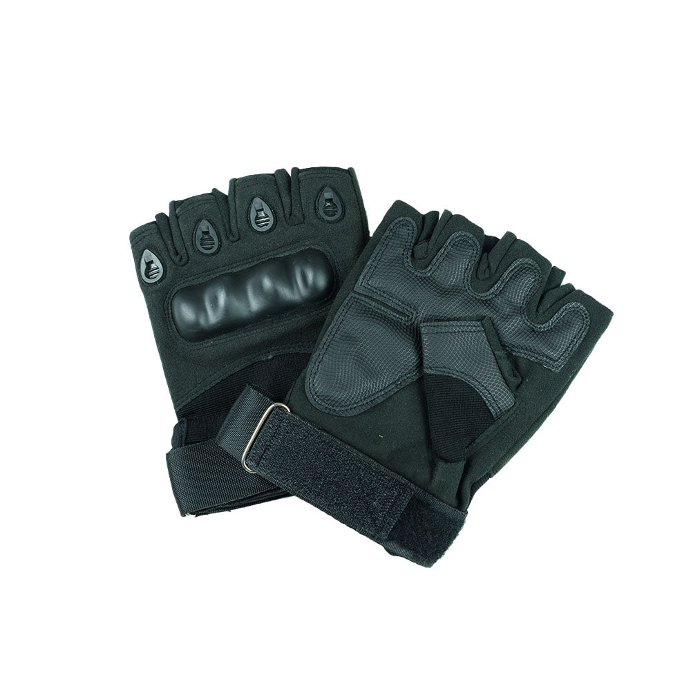 Tactical Fingerless Gloves- Black – Olive Planet