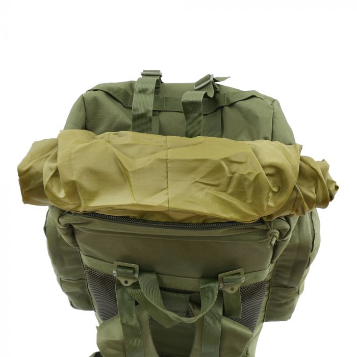 tactical rucksack olive green 65 litres