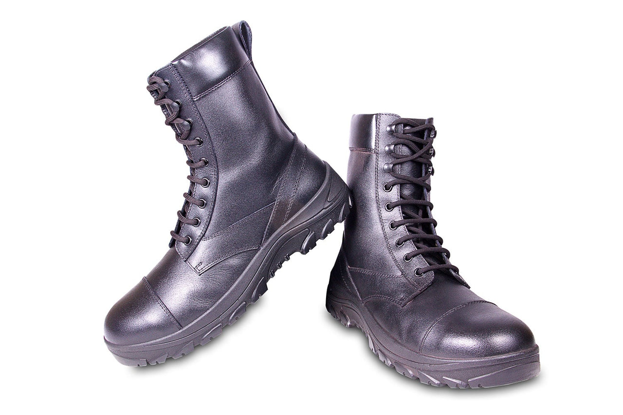A pair of Tagra Brand Military boots of Victory Hi Model in Black Colour