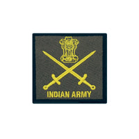 Thumbnail for UN Mission Indian Army Logo Patch - 2.5 x 2.5 Inches