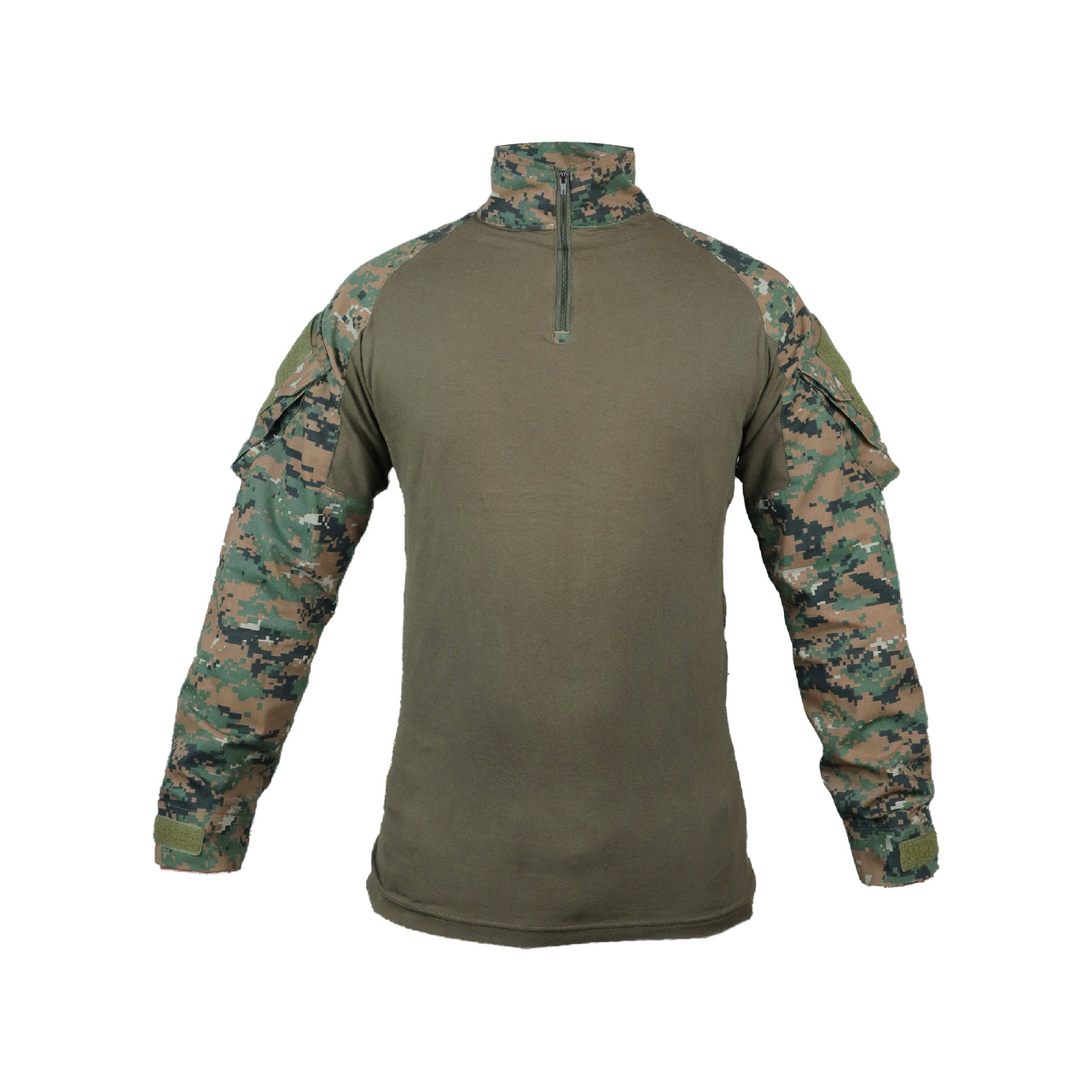 Tactical Combat Uri T-Shirt-Full Sleeve - Woodland Digital