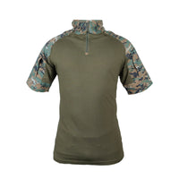 Thumbnail for Tactical Combat Uri T-Shirt - Half Sleeve - Woodland Digital