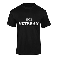 Thumbnail for Military T-shirt - 1971 Veteran (Men)