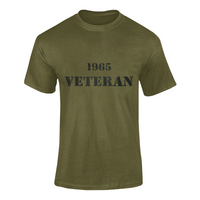 Thumbnail for Military T-shirt - 1965 Veteran (Men)