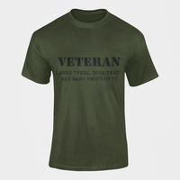 Thumbnail for Military T-shirt - Veteran, Been There Done that..... (Men)