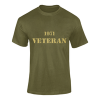 Thumbnail for Military T-shirt - 1971 Veteran (Men)