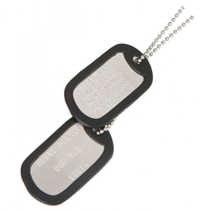 Set Of 2 Personalised Dog Tags - WW II